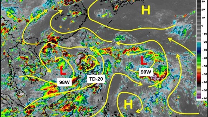 雙颱接力？這顆強度恐達中颱、近台時間曝