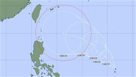 氣象粉專「台灣颱風論壇｜天氣特急」今（17）天上午9時40分許貼出一張圖表示，第18號「樺加沙」颱風即將形成。（圖／翻攝自台灣颱風論壇）