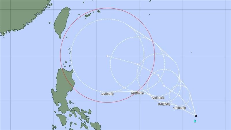 專家貼圖：樺加沙颱風即將形成，又大又強