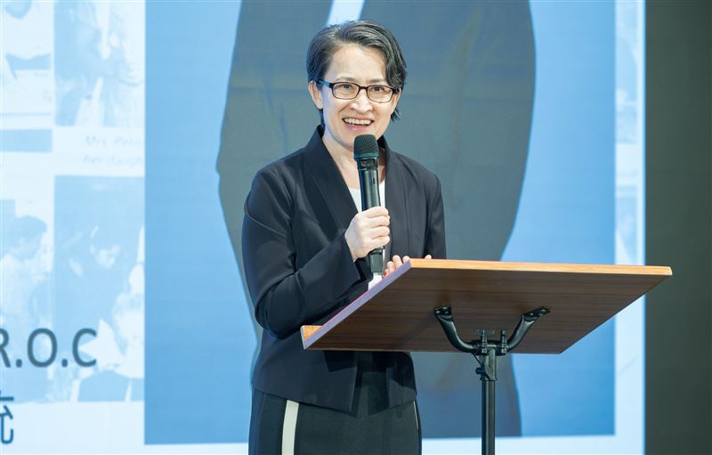 副總統蕭美琴出席「台北國際婦女會75屆週年慶祝暨9月份會員大會」。（圖／總統府提供）
