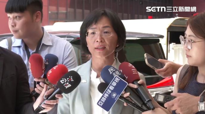 蘇巧慧接受媒體聯訪，回應2026新北市長選戰。（圖／翻攝畫面）