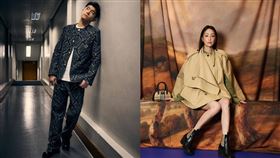 王柏傑情斷謝欣穎。（組合圖／翻攝自王柏傑、謝欣穎IG）