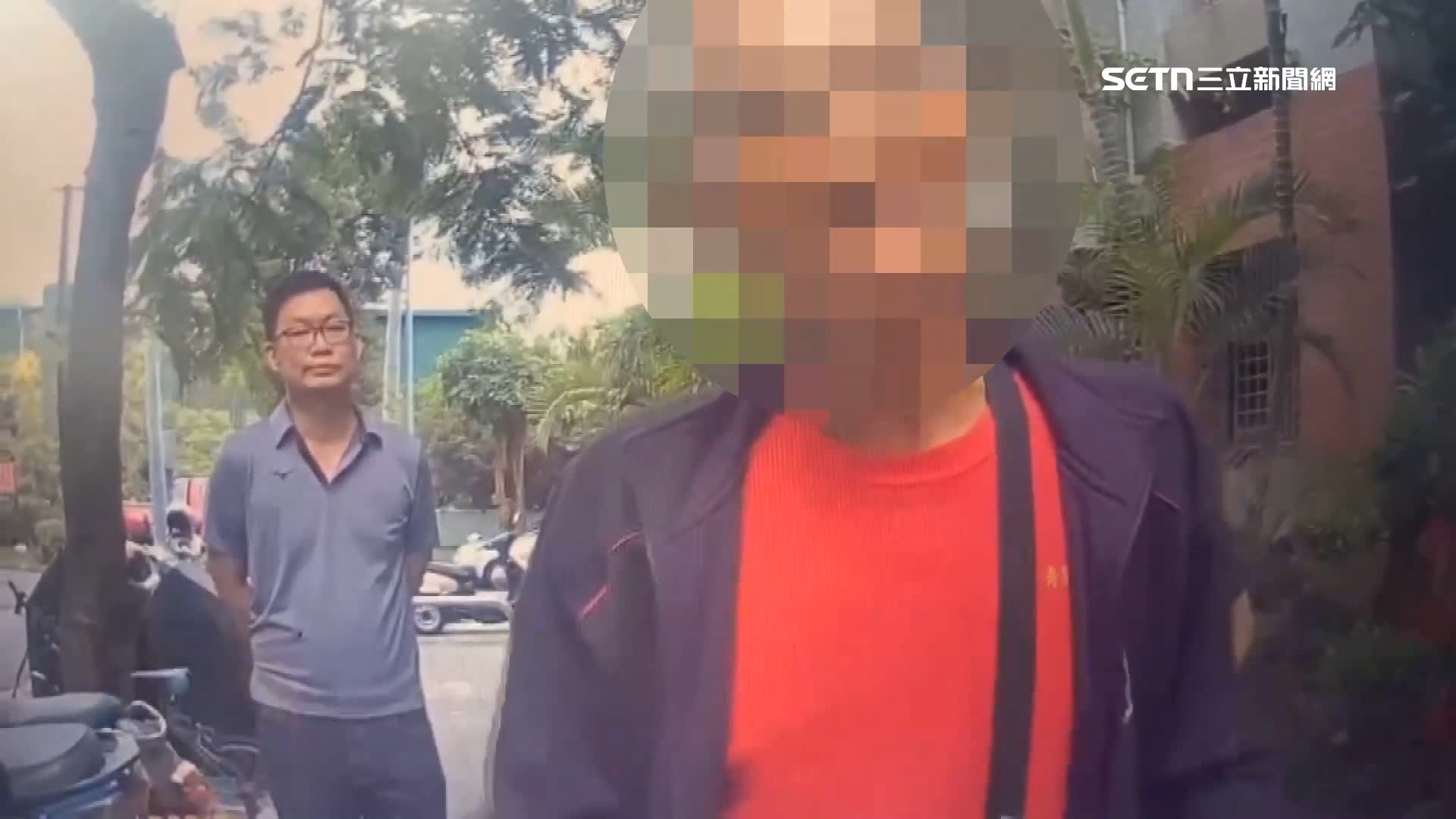 雖然沒傷害任何人，但男子在孫女面前做了最不好的示範