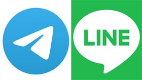 通訊類APP下載排行榜出現了變化，Telegram的下載次數超車LINE。（圖／翻攝自Google Play商店）