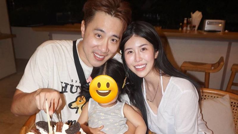 余祥銓跟柔柔結婚後，育有一個女兒。（圖／翻攝自余祥銓IG）