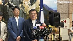 針對黨中央是否規劃舉辦政見說明會，林寬裕表示，由所有候選人達成共識後再行進行。（圖／記者詹宜庭攝影）