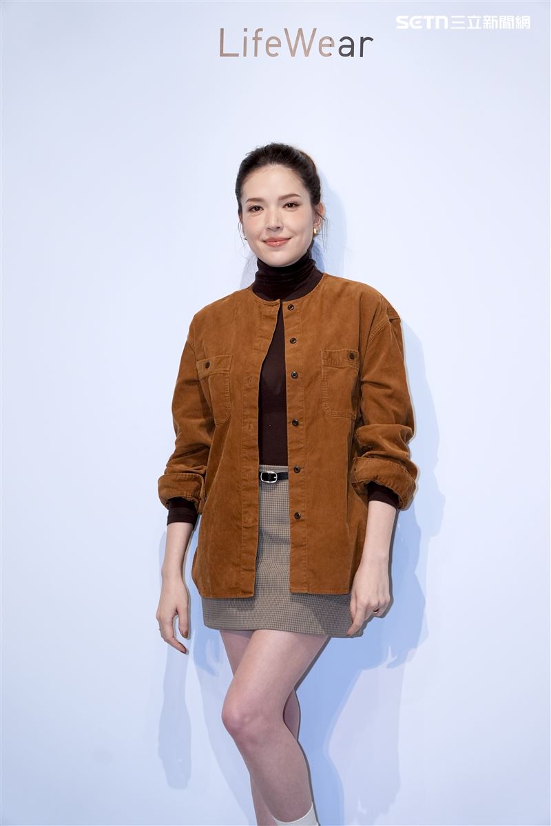 許瑋甯出席UNIQLO在台15週年記者會。（圖／記者鄭孟晃攝影）
