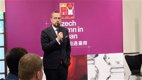 捷克經濟文化辦事處代表David Steinke表示，臺南是一座兼具現代與傳統的美麗城市。（圖／記者蒲世芸攝影）