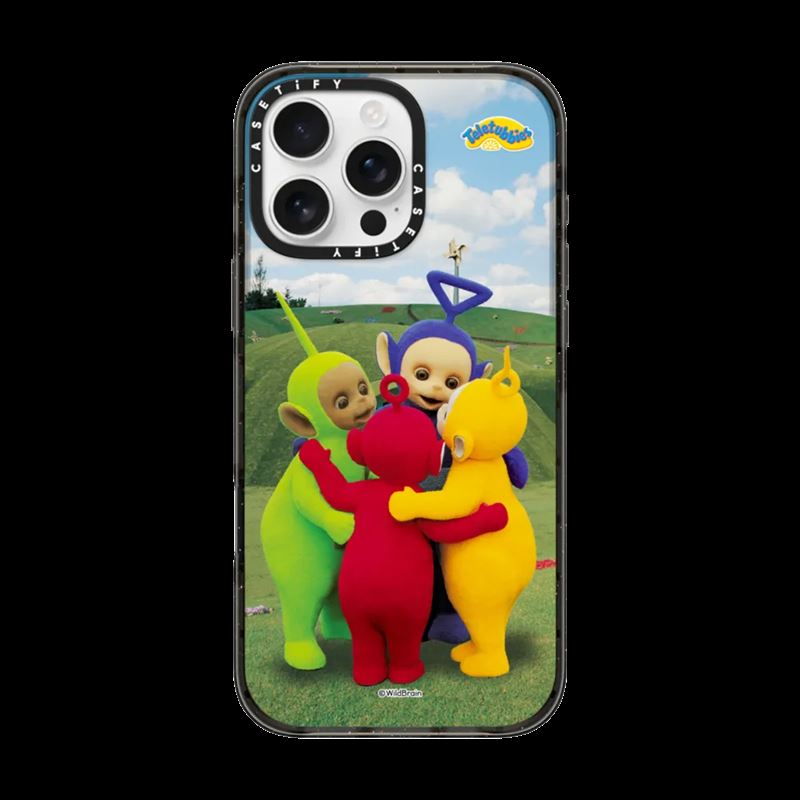 BLACKPINK Lisa同款天線寶寶CASETiFY聯名系列-Teletubbies Hug Case。（圖／品牌業者提供）
