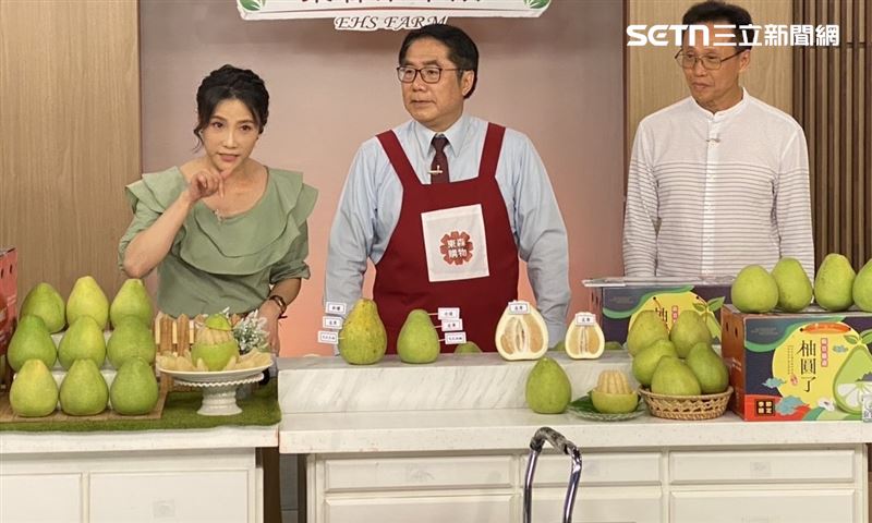 台南市長黃偉哲化身叫賣哥，600箱文旦瞬間秒殺。（圖／台南市府提供）