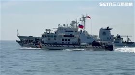 中國海警船進入金門（圖／海巡署金馬澎分署提供）