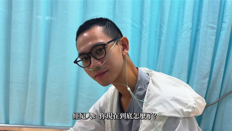 Andy老師疑似心肌梗塞掛急診。（圖／翻攝自Andy老師YouTube）