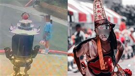 犯下兇案的駱姓少年16日晚間被警方循線找到逮捕，並於17日下午依照殺人罪移送少年法庭。（圖／翻攝畫面）。