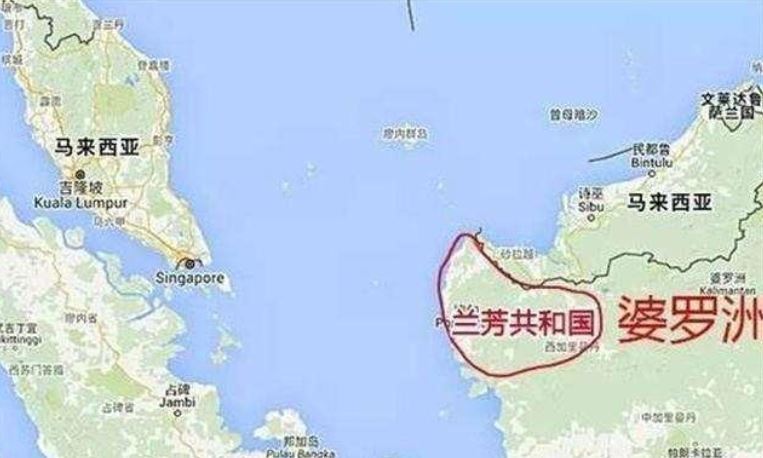 蘭芳共和國的舊址正是今日的印尼西加里曼丹，地理位置具有極高戰略價值。（圖／翻攝自百度百科）