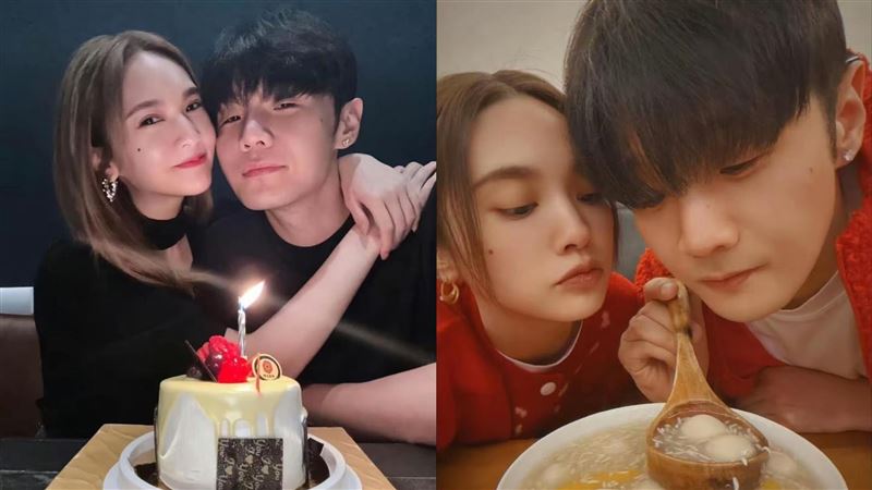 楊丞琳慶祝與李榮浩結婚六週年，夫妻倆手牽手出鏡幸福滿溢，並透露手術後的「最新近況」。（圖／翻攝自微博）