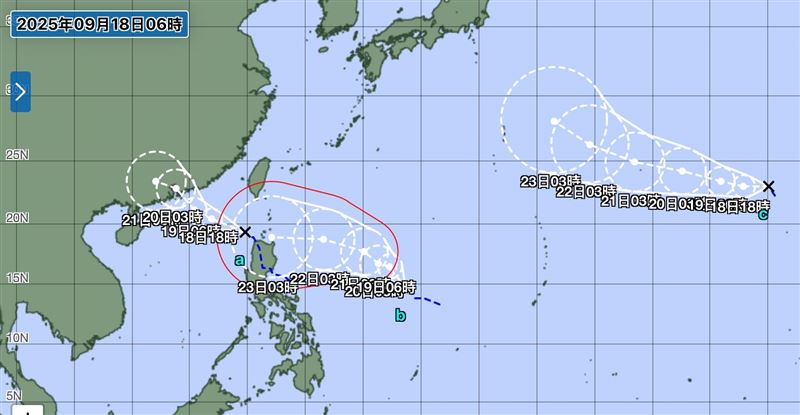 1天內將3颱共舞！將成米塔、樺加沙、浣熊