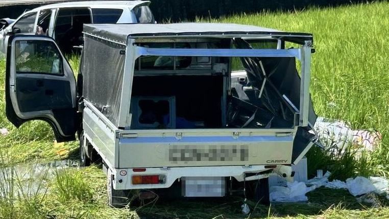 宜蘭縣三星鄉發生一起車禍事故。（圖／翻攝畫面）