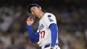 大谷翔平防守外野說法引熱議。（圖／美聯社／達志影像）