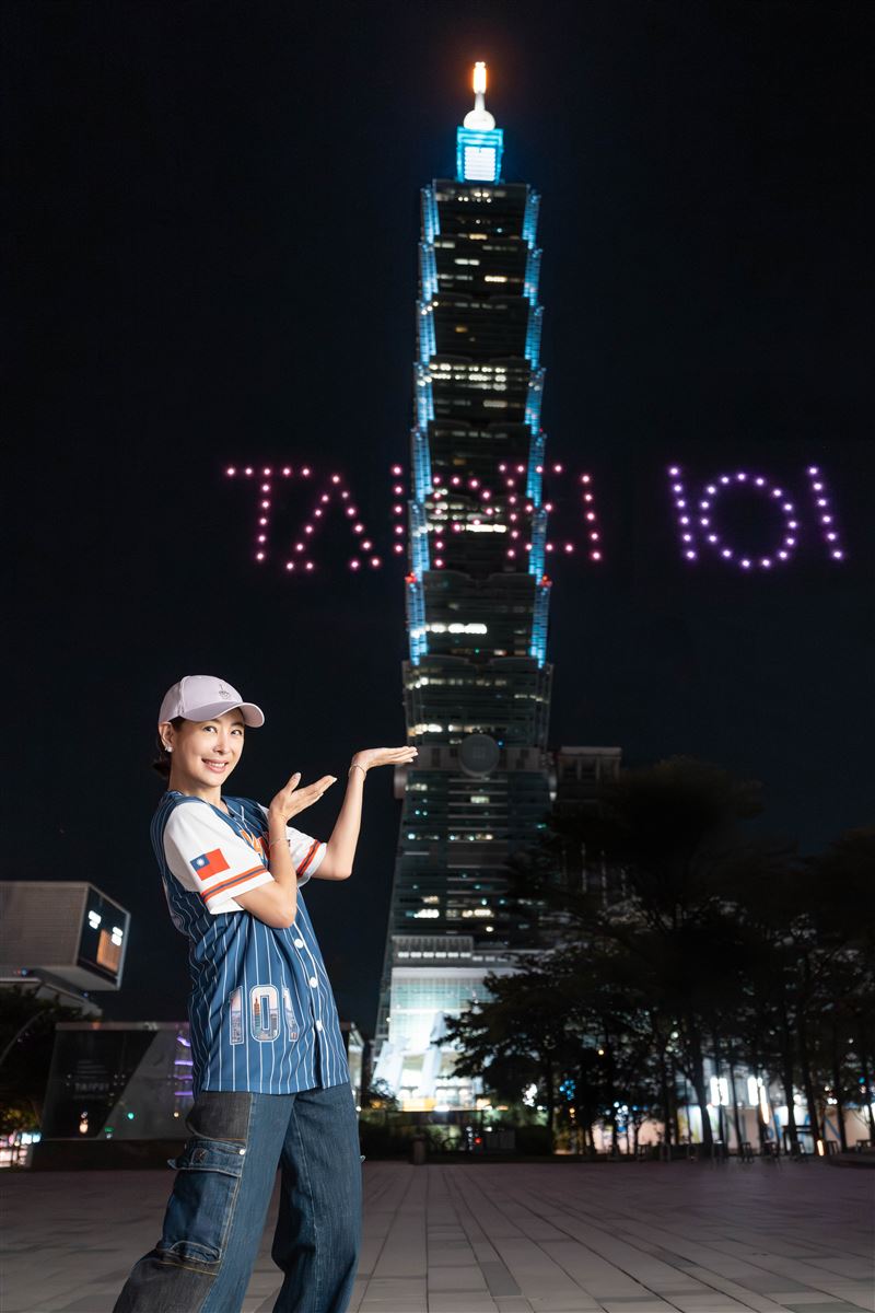 賈永婕透露今年投入千萬預算將國慶展演全面升級。(圖／台北101提供)