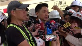 蔣萬安受訪回嗆。（圖／翻攝畫面）