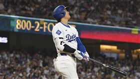 大谷翔平17日登板又開轟。（圖／美聯社／達志影像）