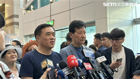 郝龍斌今日在趙少康陪同下赴黨中央領表。（圖／記者詹宜庭攝影）