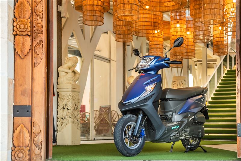 PGO 威力125油電機車。（圖／PGO提供）