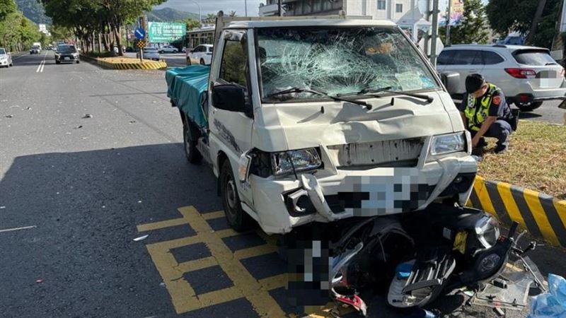 宜蘭礁溪鄉礁溪路三段，發生一起死亡車禍。（圖／翻攝畫面）