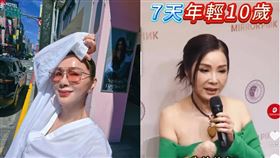 陳美鳳本人（左）見到造假AI（右）在賣產品相當生氣。（圖／翻攝自陳美鳳臉書）