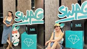 謝忻曬出在成人平台SWAG公司內擺拍的照片，疑似也要加入SWAG，引發熱議。（圖／翻攝自謝忻IG）