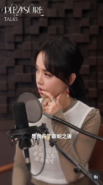 蔡依林長皮蛇。（圖／翻攝自蔡依林IG）