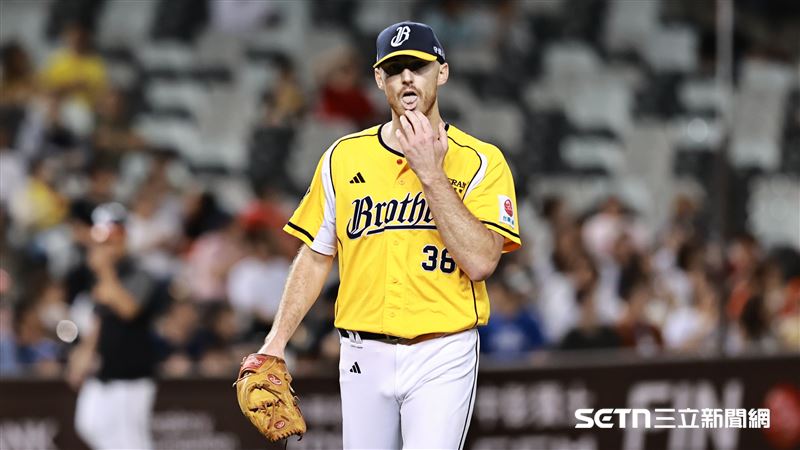 中信兄弟先發投手李博登。（圖／記者劉彥池攝影）
