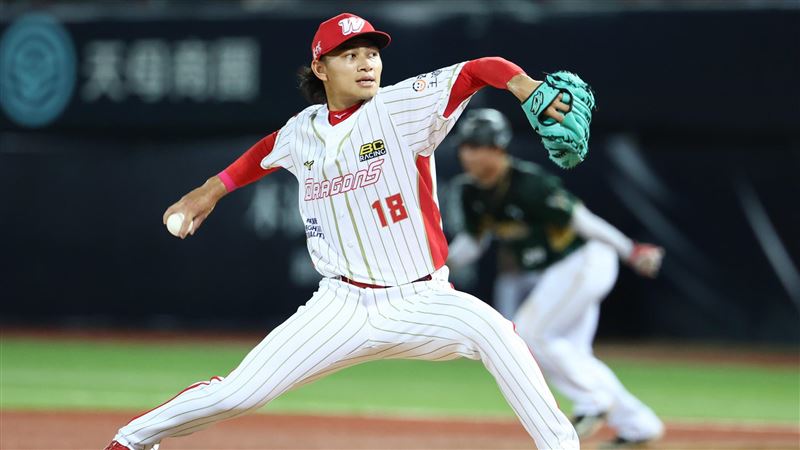 味全龍王牌土投徐若熙。（圖／味全龍提供）