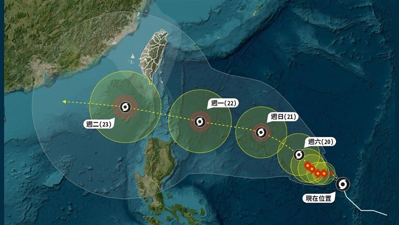颱風假有望？樺加沙風雨時程曝　北台難逃