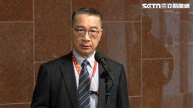 徐國勇現身民進黨立院黨團會議。（圖／翻攝畫面）