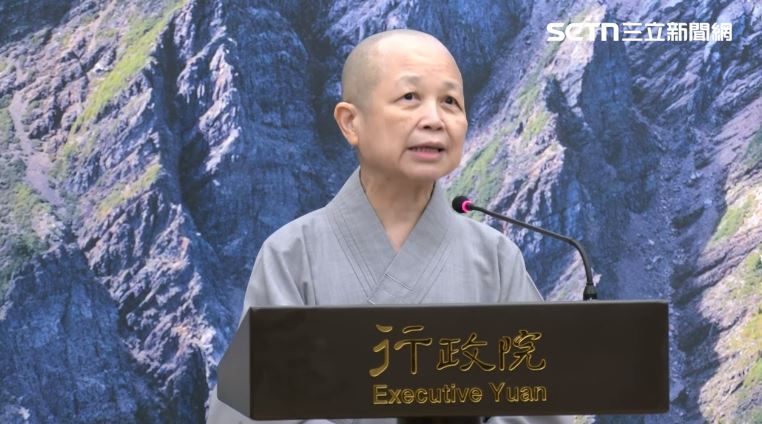 法師釋昭慧倡議拒領普發現金一萬。（圖／翻攝畫面）