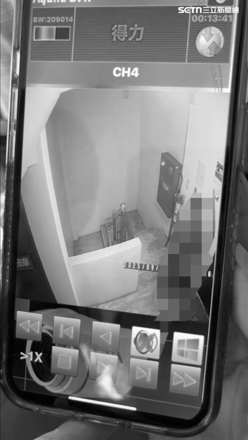 北市男子現身診所的最後身影曝光。（圖／翻攝畫面）