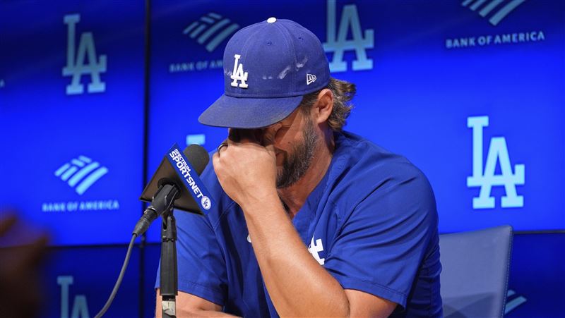 柯蕭（Clayton Kershaw）19日震撼宣布退休。（圖／翻攝自MLB網站）