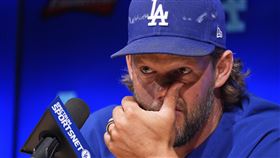 柯蕭（Clayton Kershaw）19日宣布退休。（圖／美聯社／達志影像）
