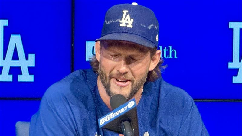 柯蕭（Clayton Kershaw）19日震撼宣布退休。（圖／翻攝自X平台 @Kotani156337951）