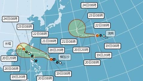樺加沙恐成強颱逼近　氣象署曝雨彈範圍