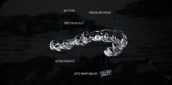 產品採用無BPA高透明度醫療級材料，具有極高透明度，兼具隱形美觀與舒適貼合特性，不易染色，易於清潔，讓患者在治療過程中也能自在微笑。（圖／珍舒美官網）