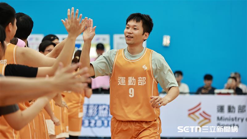 運動部長李洋參加新聞盃賽事。（圖／記者劉彥池攝影）