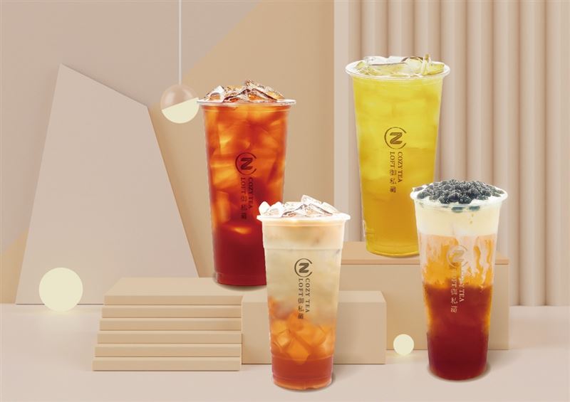 COZY TEA御私藏連3天推出14款指定飲品買1送1活動。(圖／COZY TEA御私藏提供）