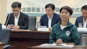 郭國文邀請多位南部綠委召開記者會，未在出席名單之列的陳亭妃突然現身。（圖／記者劉秀敏攝影）