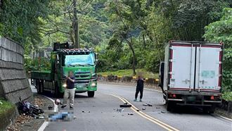 黃牌重機北宜逆向猛撞貨車　騎士斷肢慘死