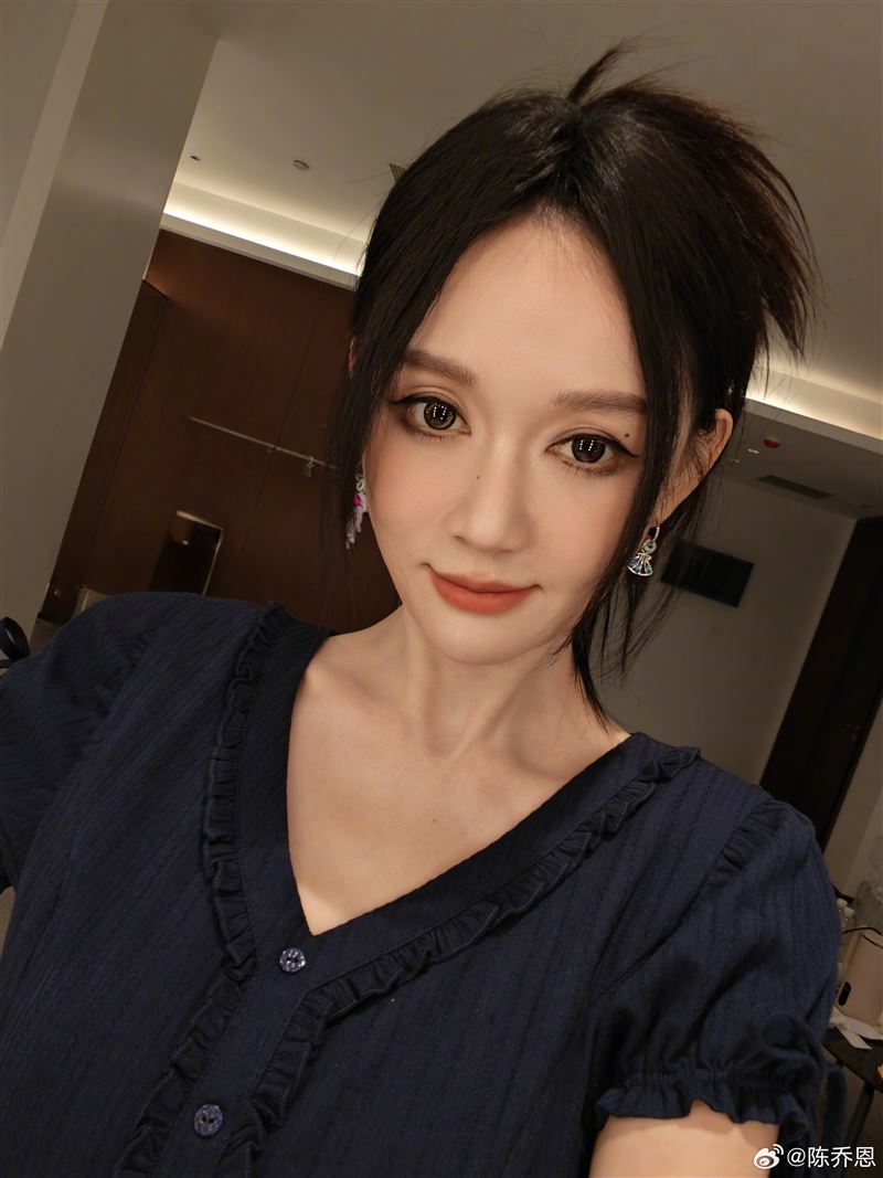 陳喬恩自爆曾賭氣和Alan提離婚。（圖／翻攝自微博）