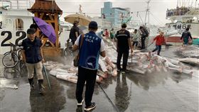 今年加拿大通報遠洋漁船涉獵殺保育類動物海豚，近期再獲報，屏東地檢署查獲田姓船長涉嫌指示漁工獵殺海豚，作為延繩釣魚餌提高鯊魚捕獲量，訊後諭知40萬元交保。