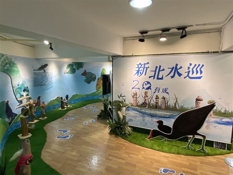 新北水環境巡守隊20週年特展，見證河川守護歷程。（圖／新北農業局提供）