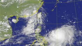 颱風「樺加沙」不斷增強。（圖／翻攝中央氣象署網站）